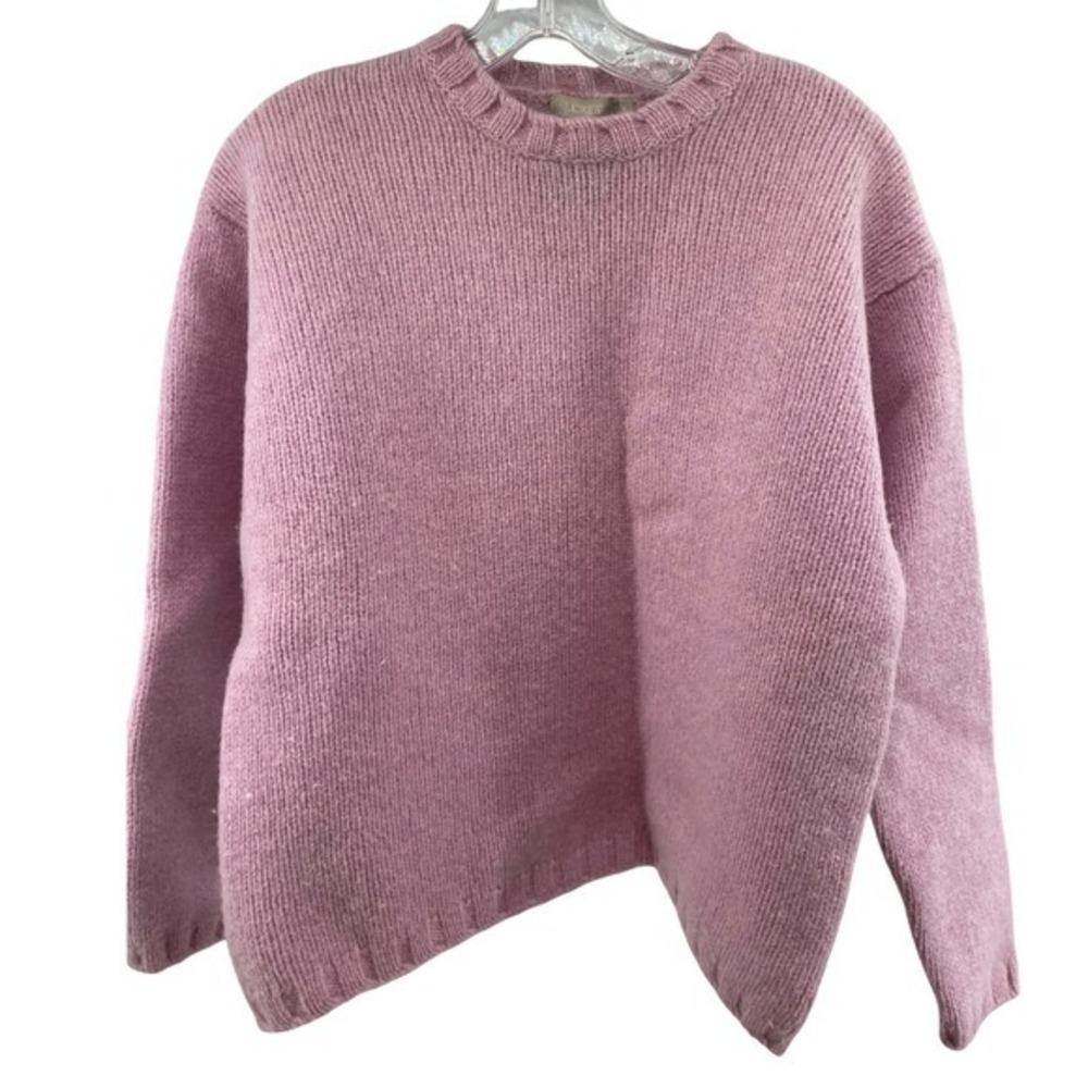 J.Crew Women's Sweater Crewneck Pink 100% Wool Medium NWOT